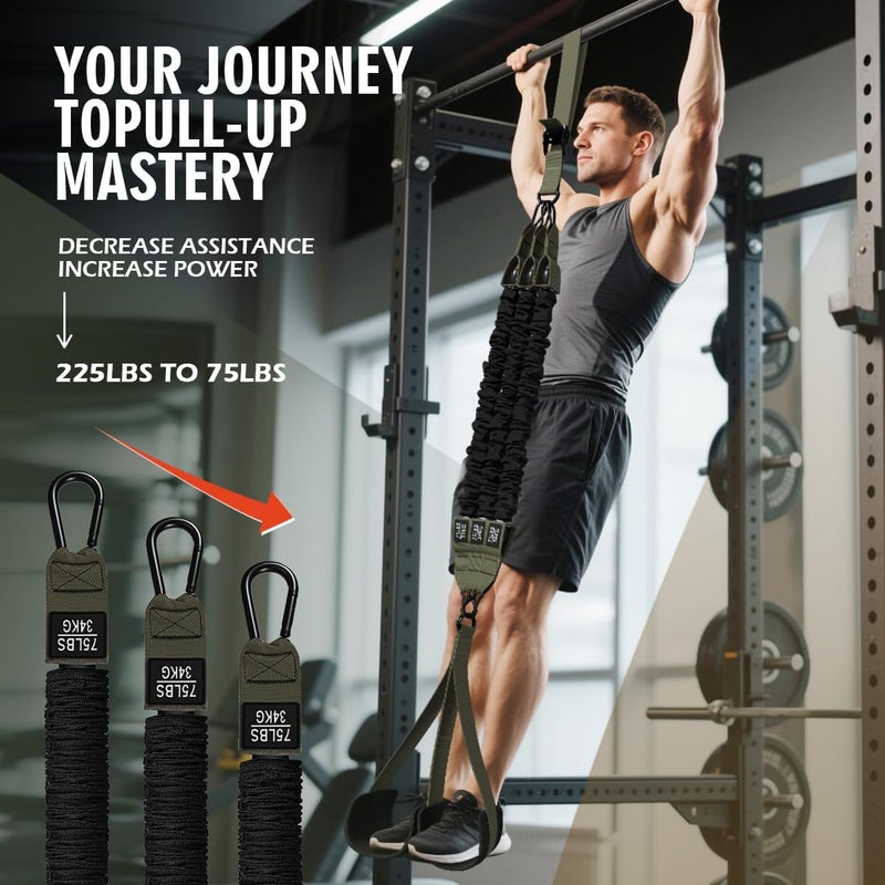 Leekey Resistance Bands, Exercise Bands,Pull Up Assist Bands - Bands for Working Out,Band for Men and Women Fitness Training, Physical Therapy,Home Workouts - Image 3